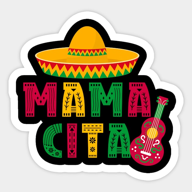 Mamacita - baby mexican mama Sticker by Zuzya